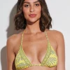 Martinica Triangle Bikini Top - Yellow