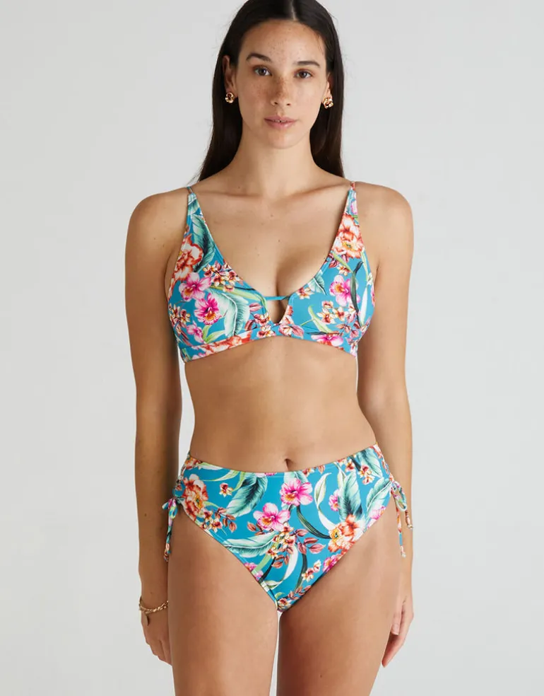 Melody Cara Bralette Bikini Top - Multi