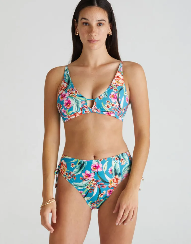 Melody Cara Bralette Bikini Top - Multi
