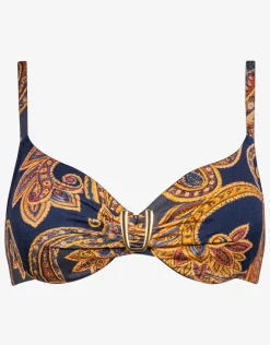Memory Underwired Bikini Top - Sunset Navy