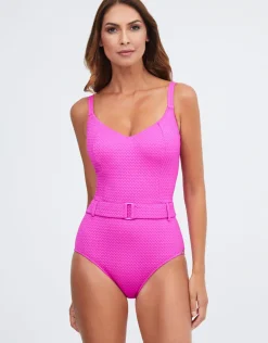 Mia Underwired Swimsuit - Fuchsia Pink