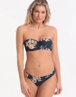 Mid Summer Brazilian Bikini Bottom - Indigo