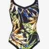 Midnight Sounds Moulded Swimsuit - Ethno Jungle