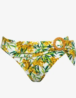 Mimosa Bikini Pant - White Summer