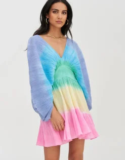 Mini Crinkle Clara Dress - Brights