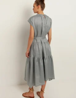 Minimal Midi Dress - Grey