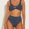 Nadine Bikini Set - Navy and White