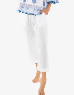 Naomi Beach Trousers - White