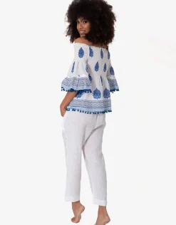 Naomi Beach Trousers - White