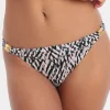 Nora Slide Hipster Bikini Bottom - Abstract