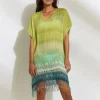 Ombre Flow Kaftan - Aqua Shades