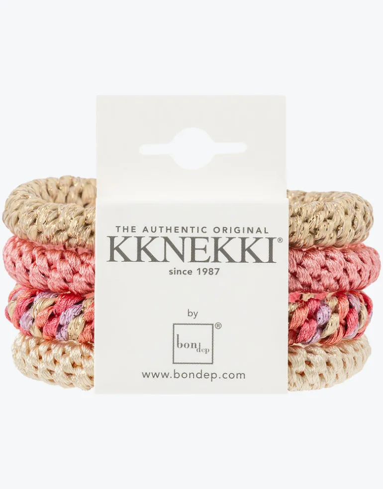 Original Hair Tie Bundle - Soft Coral and Beige