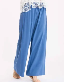 Palazzo Pants - Blue