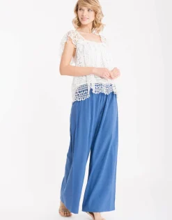 Palazzo Pants - Blue