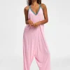 Pima Jumpsuit - Light Pink