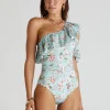 Primrose Rose One Piece Swimsuit - Floral