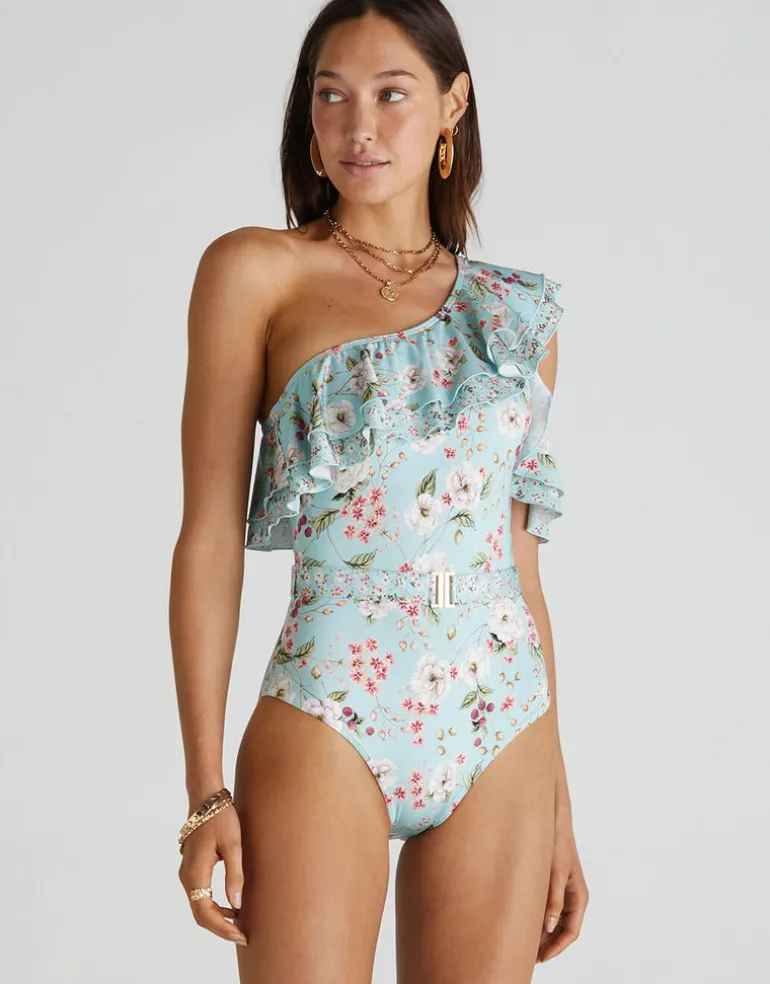 Primrose Rose One Piece Swimsuit - Floral