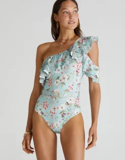Primrose Rose One Piece Swimsuit - Floral
