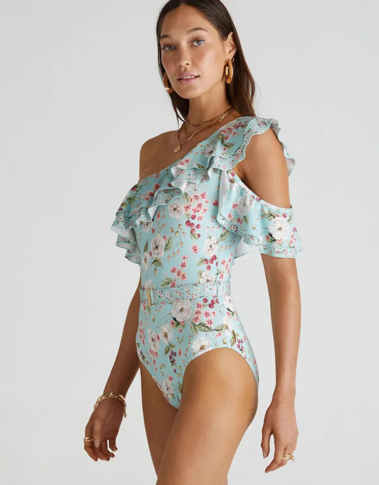 Primrose Rose One Piece Swimsuit - Floral