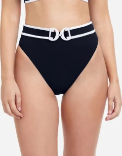 Profile California Girl Belted Bikini Pant - Black