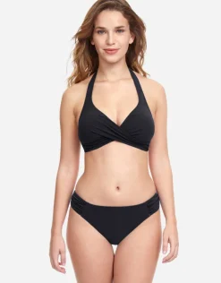 Profile Tutti Frutti Halter Bikini Top - Black