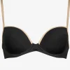 Pura Underwired Bikini Top - Black Camel