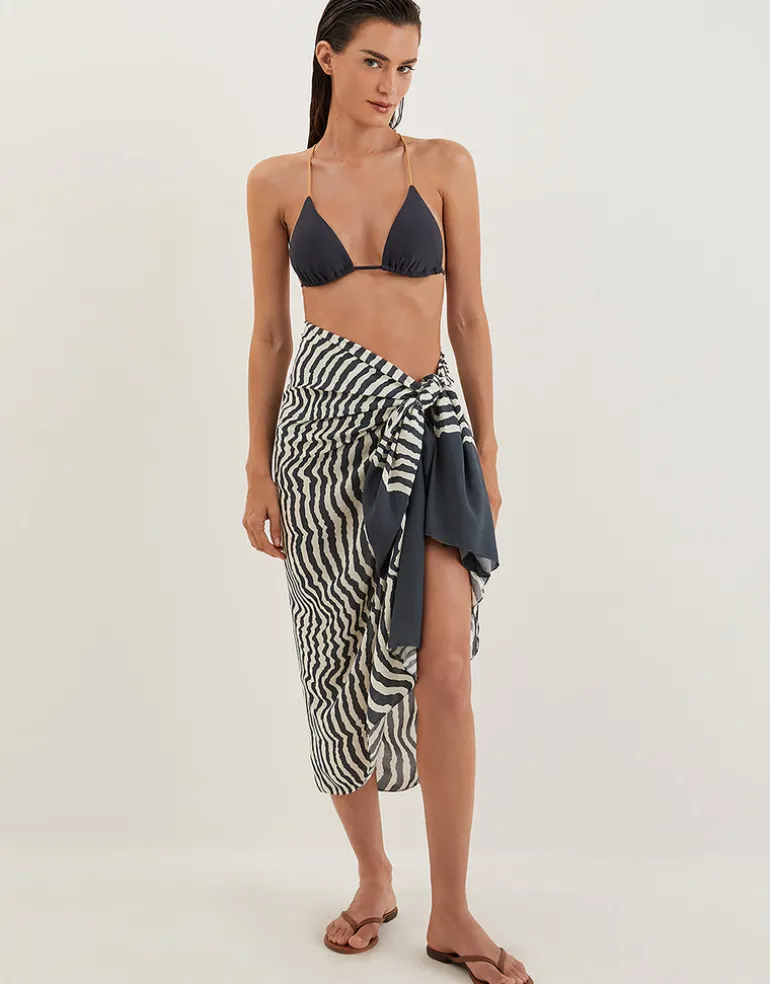 Ravine Printed Sarong - Stripe