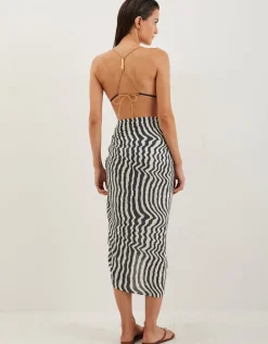 Ravine Printed Sarong - Stripe