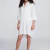 Recife Shirt Dress - White