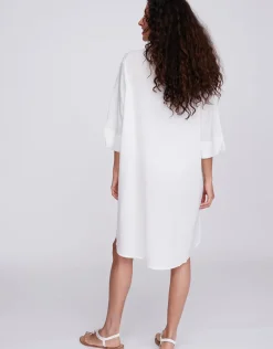 Recife Shirt Dress - White