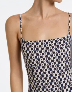 Rio Minimal Tank Swimsuit - Ink