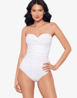 Rock Solid Madrid Swimsuit - White