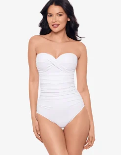 Rock Solid Madrid Swimsuit - White