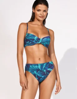 Sanctuary Banded Bikini Pant - Lagoon