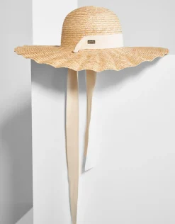 Scalloped Sun Hat - Sand