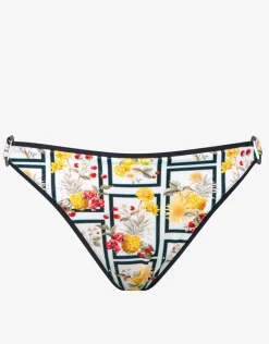 Scenery Bikini Pant - Monochrome Garden