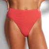 Sea Dive High Rise Bikini Pant - Fiesta Coral