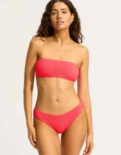 Sea Dive Hipster Bikini Pant - Snapdragon