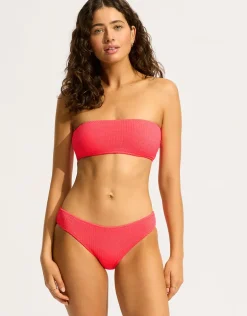 Sea Dive Hipster Bikini Pant - Snapdragon