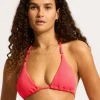 Sea Dive Slide Tri Bikini Top - Snapdragon