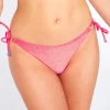 Seaglitter Lina Bikini Pant - Coral