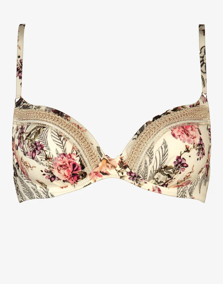 Secret Garden Underwired Bikini Top - Sunfaded Florals