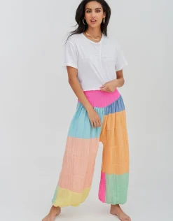 Sequin Aladin Pants - Pastels