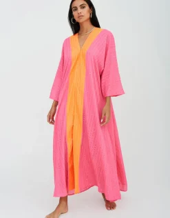 Sequin Kimono - Hot Pink