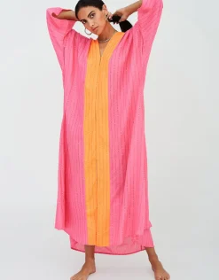 Sequin Kimono - Hot Pink