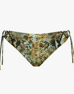 Serpent Loop Side Bikini Pant - Python