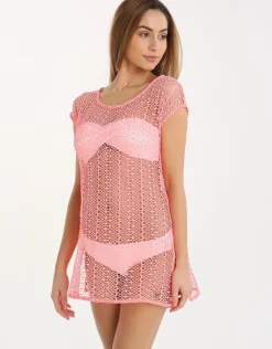 Shoshone Melena Mini Dress - Coral