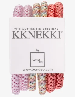 Slim Hair Tie Bundle - Pastel Pinks