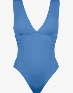 Softline V Neck Swimsuit - Air