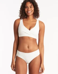 Spinnaker Mid Bikini Pant - White